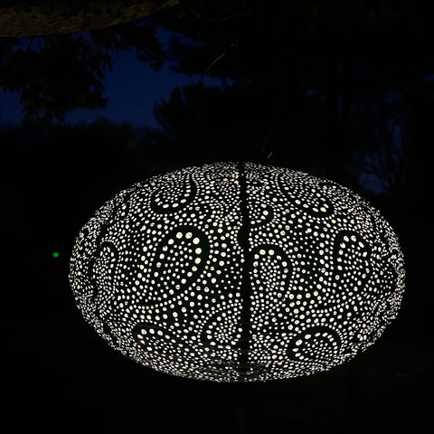 LUMIZ Battery Powered LED Oval Lantern