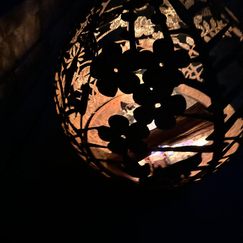Esschert Designs Large Garden Pattern Fire Sphere