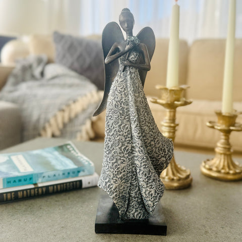 Lace Angel with Flowers for Just Jill