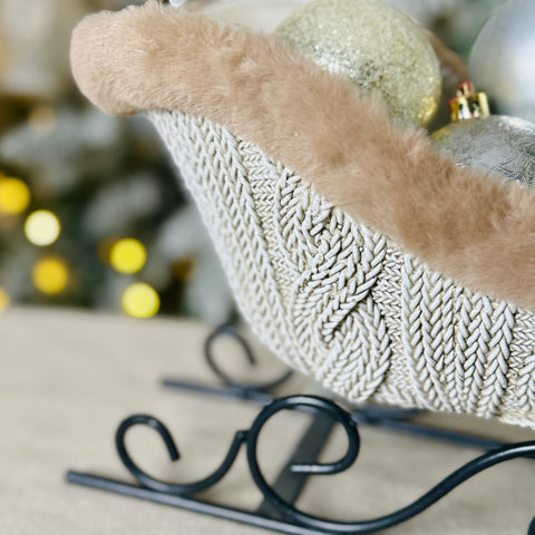 Cable Knit Sleigh for Just Jill