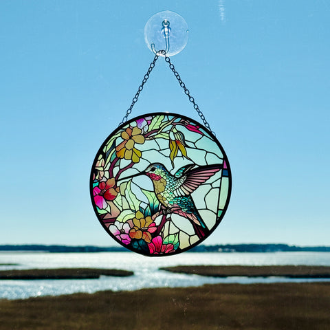 Bird Glass Suncatcher for Just Jill