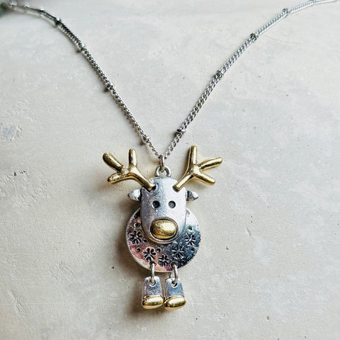 Novelty Holiday Earring and Necklace Set For Just Jill