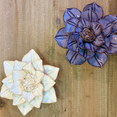 Set of 2 Ceramic Succulents for Just Jill