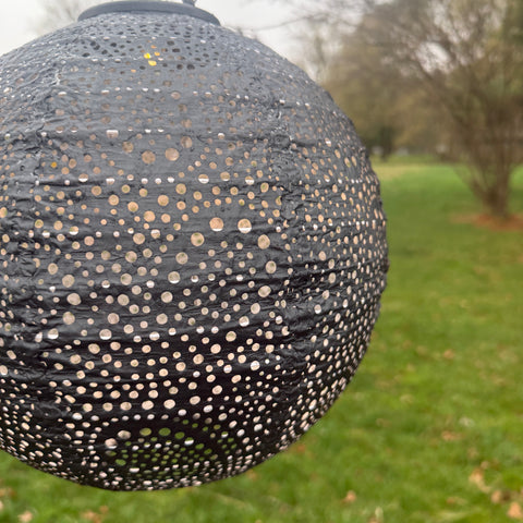 New Edition LUMIZ Battery Powered LED Medium Round Battery Powered Lantern