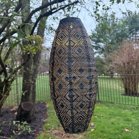 New Edition LUMIZ Battery Powered LED Outdoor Long Oval Lantern