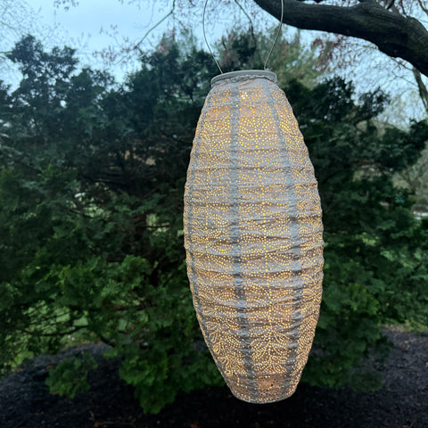 New Edition LUMIZ Battery Powered LED Outdoor Long Oval Lantern