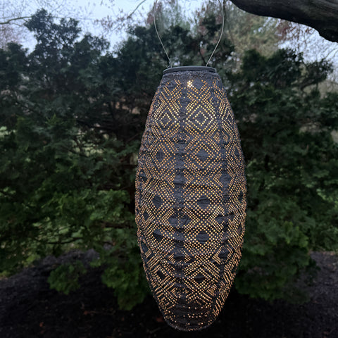 New Edition LUMIZ Battery Powered LED Outdoor Long Oval Lantern