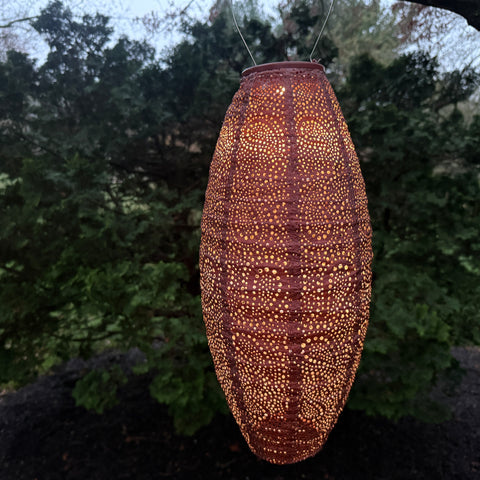 New Edition LUMIZ Battery Powered LED Outdoor Long Oval Lantern