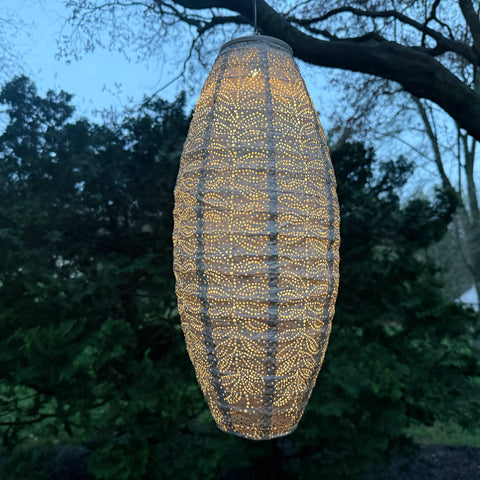 New Edition LUMIZ Battery Powered LED Outdoor Long Oval Lantern