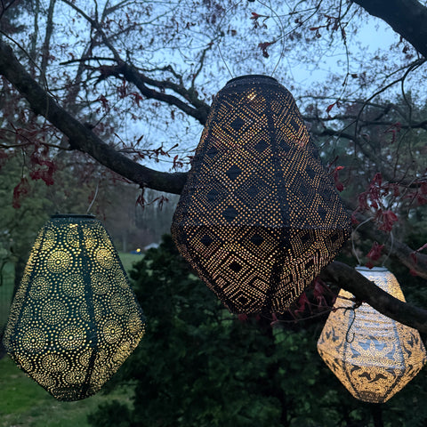 New Edition LUMIZ Battery Powered LED Outdoor Can Shape Lantern