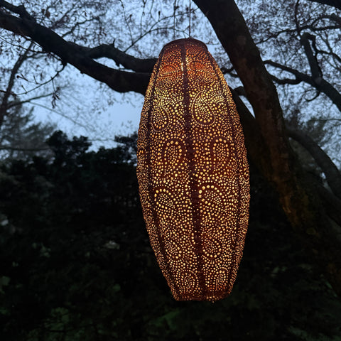 New Edition LUMIZ Battery Powered LED Outdoor Long Oval Lantern