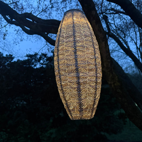 New Edition LUMIZ Battery Powered LED Outdoor Long Oval Lantern