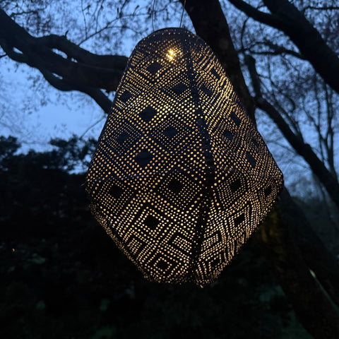 New Edition LUMIZ Battery Powered LED Outdoor Can Shape Lantern