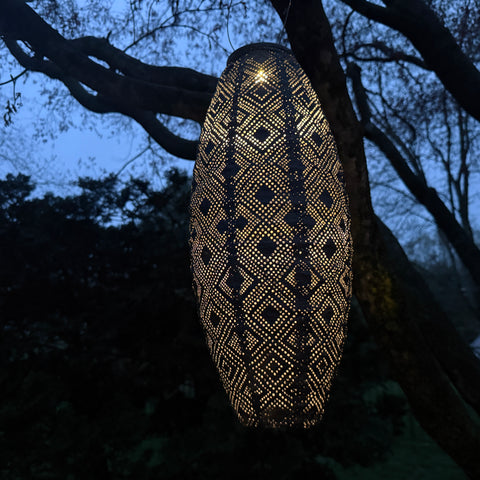 New Edition LUMIZ Battery Powered LED Outdoor Long Oval Lantern