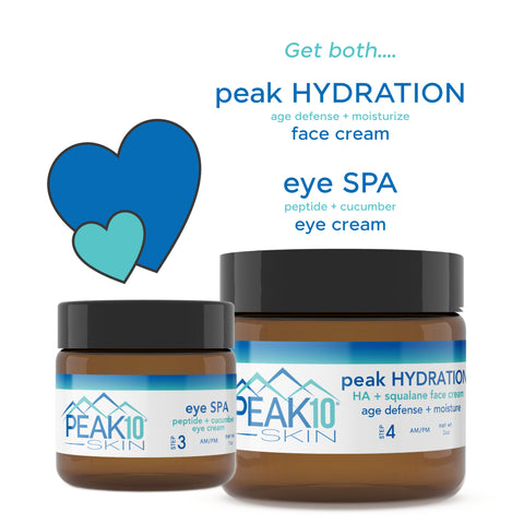 Peak 10 Skin Eye Spa and Hydration Face Cream Duo