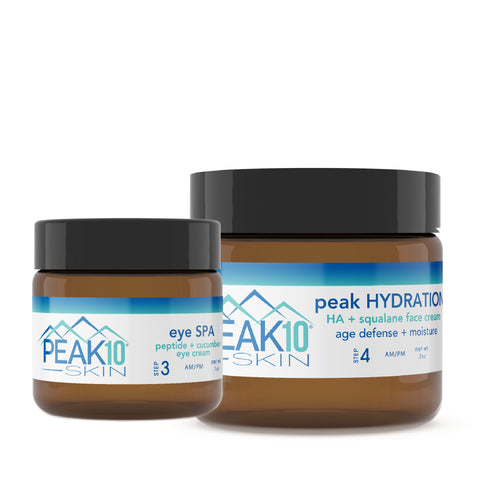 Peak 10 Skin Eye Spa and Hydration Face Cream Duo