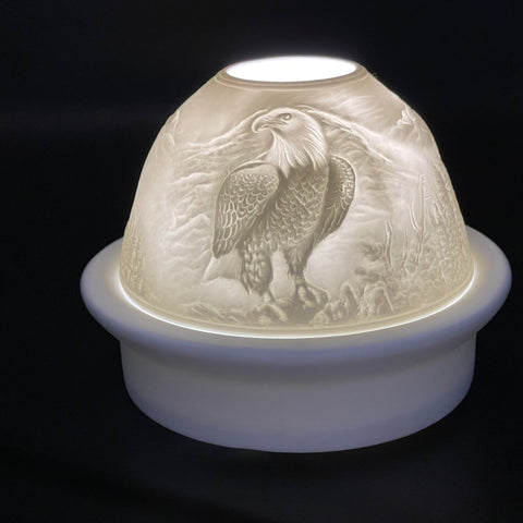 Luumii Lights Animal Motif Porcelain Dome w/ LED Base