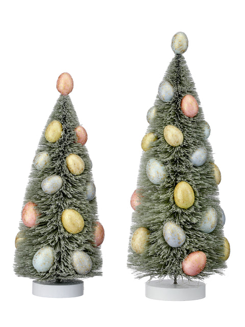 Set of 2 Sugared Egg Trees for Just Jill