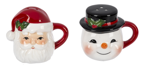 Holiday Salt and Pepper Shakers for Just Jill-BOGO OFFER