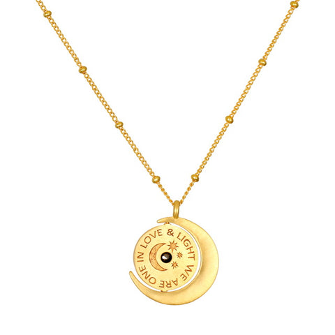 Satya United in Light Spinning Pendant Necklace