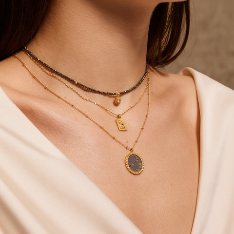 Satya Dreams of Prosperity Pyrite Necklace