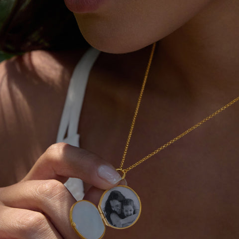 Satya Take Flight Butterfly Pearl Locket Necklace