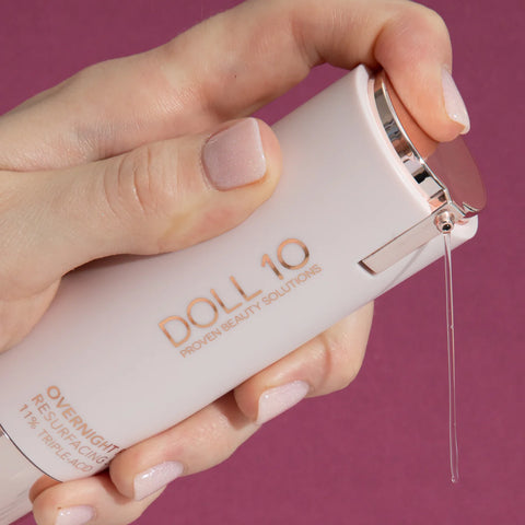 Doll 10 Overnight Facial 11% Triple Acid Resurfacing Serum