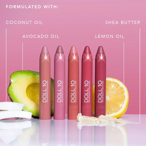 Doll 10 One Kiss at a Time Lip Crayon Collection