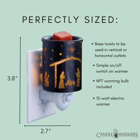 Candle Warmers Nativity Pluggable Fragrance Warmer