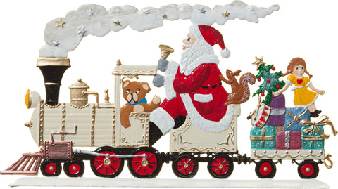 Christmas Express Hand Painted German Pewter Figurine