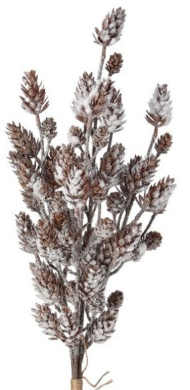 Set of 2 Frosted Hemlock Pinecone Picks for Just Jill-BOGO OFFER