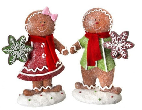 Gingerbread Couple w/ Cookies for Just Jill