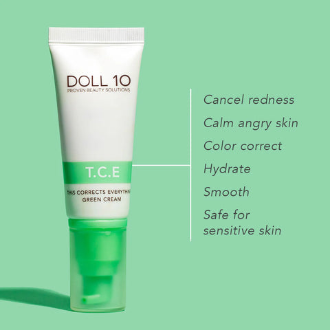 Doll 10 "This Corrects Everything" Green Cream