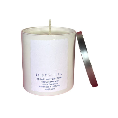 Just Jill Scented Candles Spiced Honey Tonka and Lemon Pound Cake (2 pack)