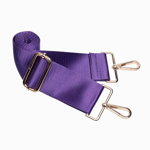 WanderFull HydroBag Deep Violet Crossbody with Matching Solid Strap