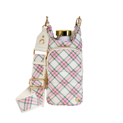 WanderFull Pink and Green Plaid HydroBag