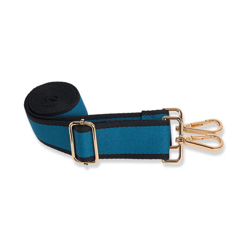 WanderFull Teal HydroBag® with Teal and Black Striped Strap