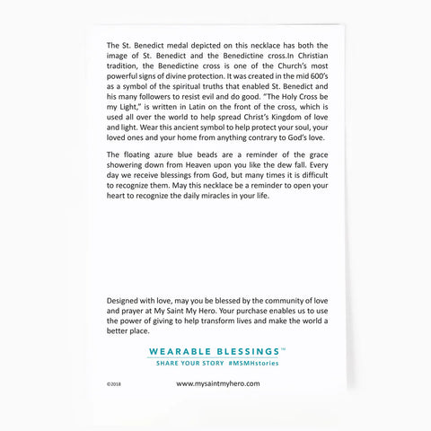 My Saint My Hero Blessing and Grace Necklace