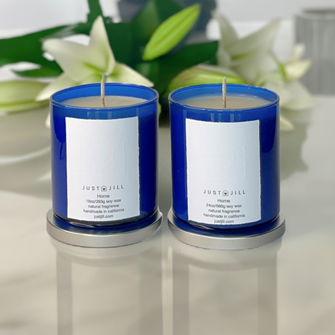 Just Jill Scented Candles Blue Signature "Home" Fragrance (2-pack)