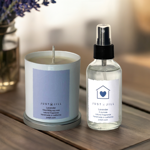 Just Jill Scented Candle and Room Spray Lavender