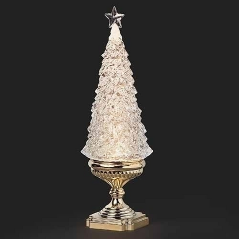Swirl Tree w/Star on Gold Pedestal for Just Jill