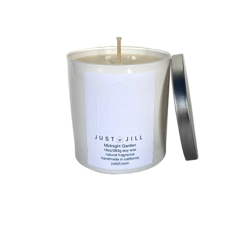 Just Jill Scented Candles Morning Dew and Midnight Garden (2 pack)