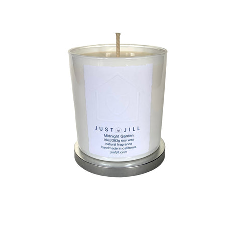 Just Jill Scented Candles Morning Dew and Midnight Garden (2 pack)