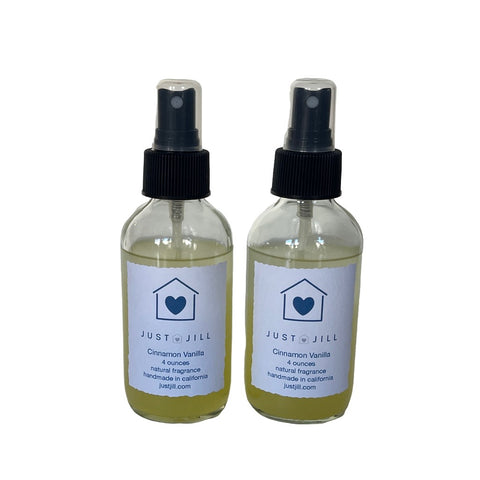 Just Jill Set of 2 Room Sprays Cinnamon Vanilla