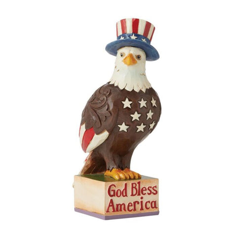 Jim Shore Patriotic Bless America Eagle