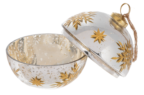 Holiday Etched Container w/ Lid for Just Jill