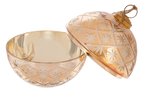 Holiday Etched Container w/ Lid for Just Jill