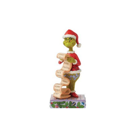 Jim Shore Grinch Naughty/Nice List Figurine