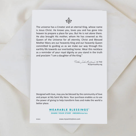 My Saint My Hero Queen of the Universe Necklace