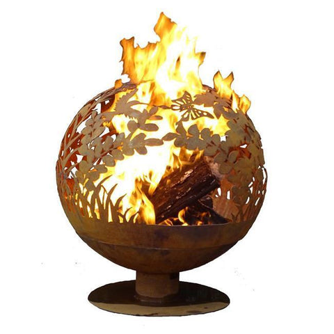 Esschert Designs Large Garden Pattern Fire Sphere